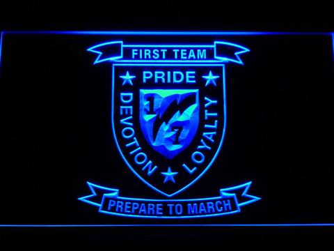 US Marine Corps 1st Battalion 7th Marines LED Neon Sign